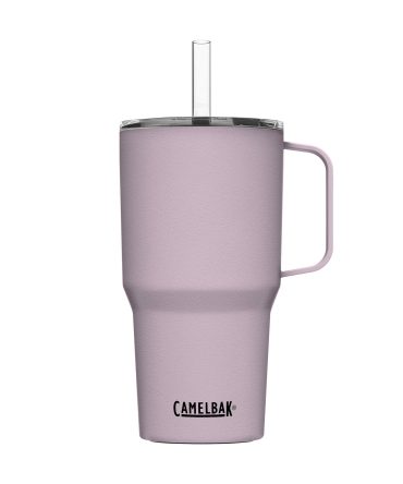 Horizon 24oz Tall Straw Mug, Insulated Stainless Steel